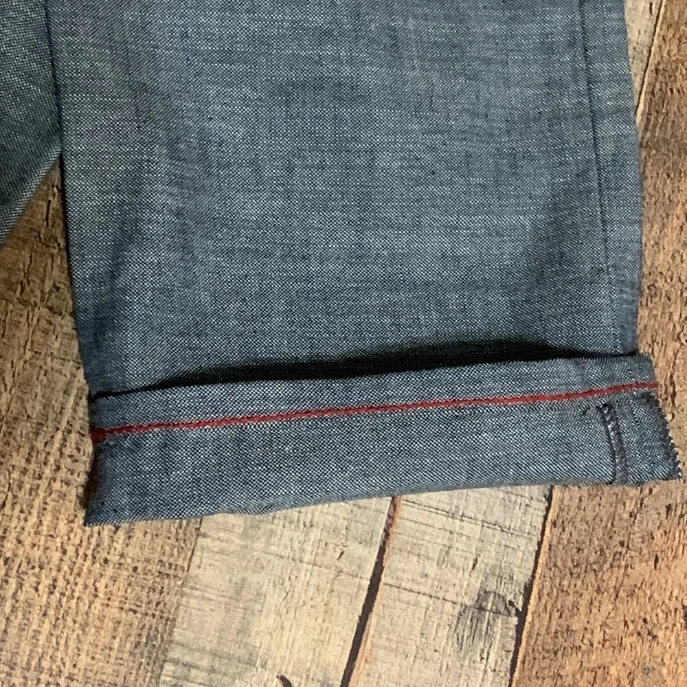 Raleigh Denim Jeans Jones Thin Straight Leg Jeans Pants Size 32 - Picture 8 of 12